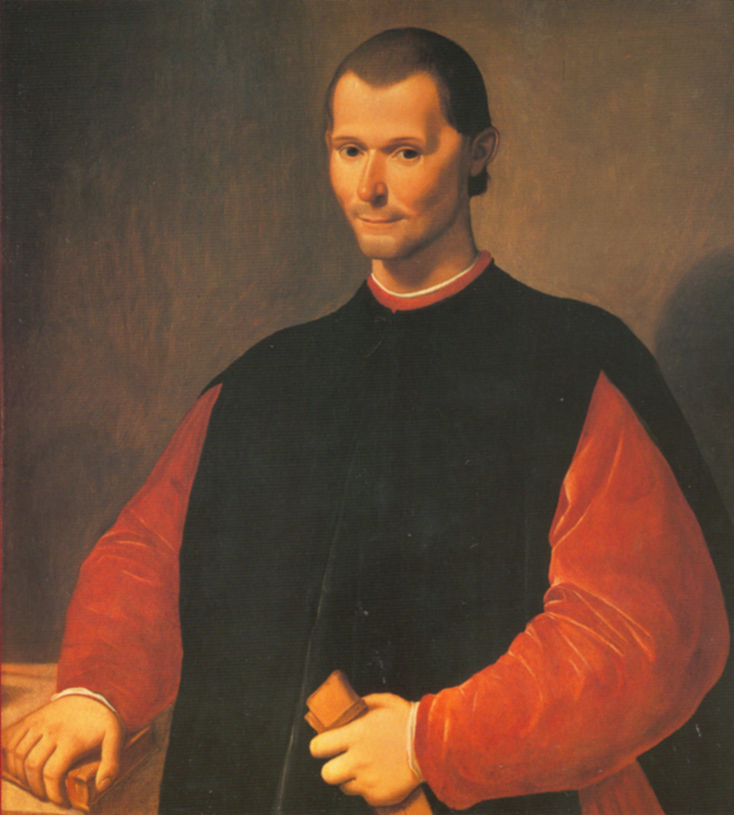 Portrait of Niccolo Machiavelli (1469-1527) by Santi di Tito